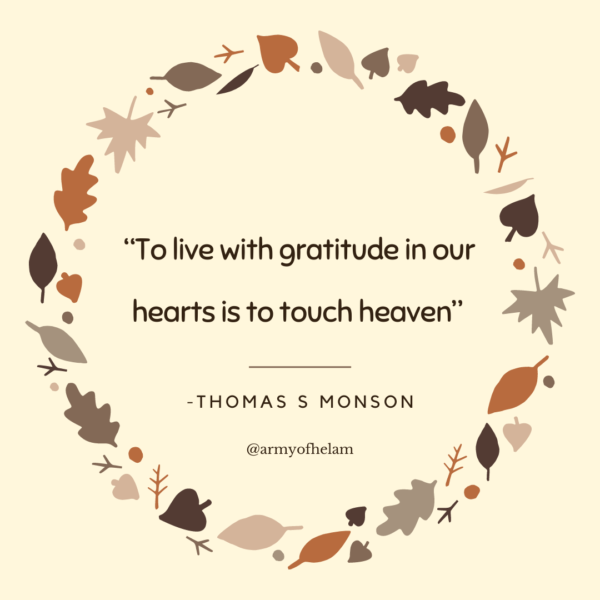 9 LDS Thanksgiving Quotes - Rachel Fern